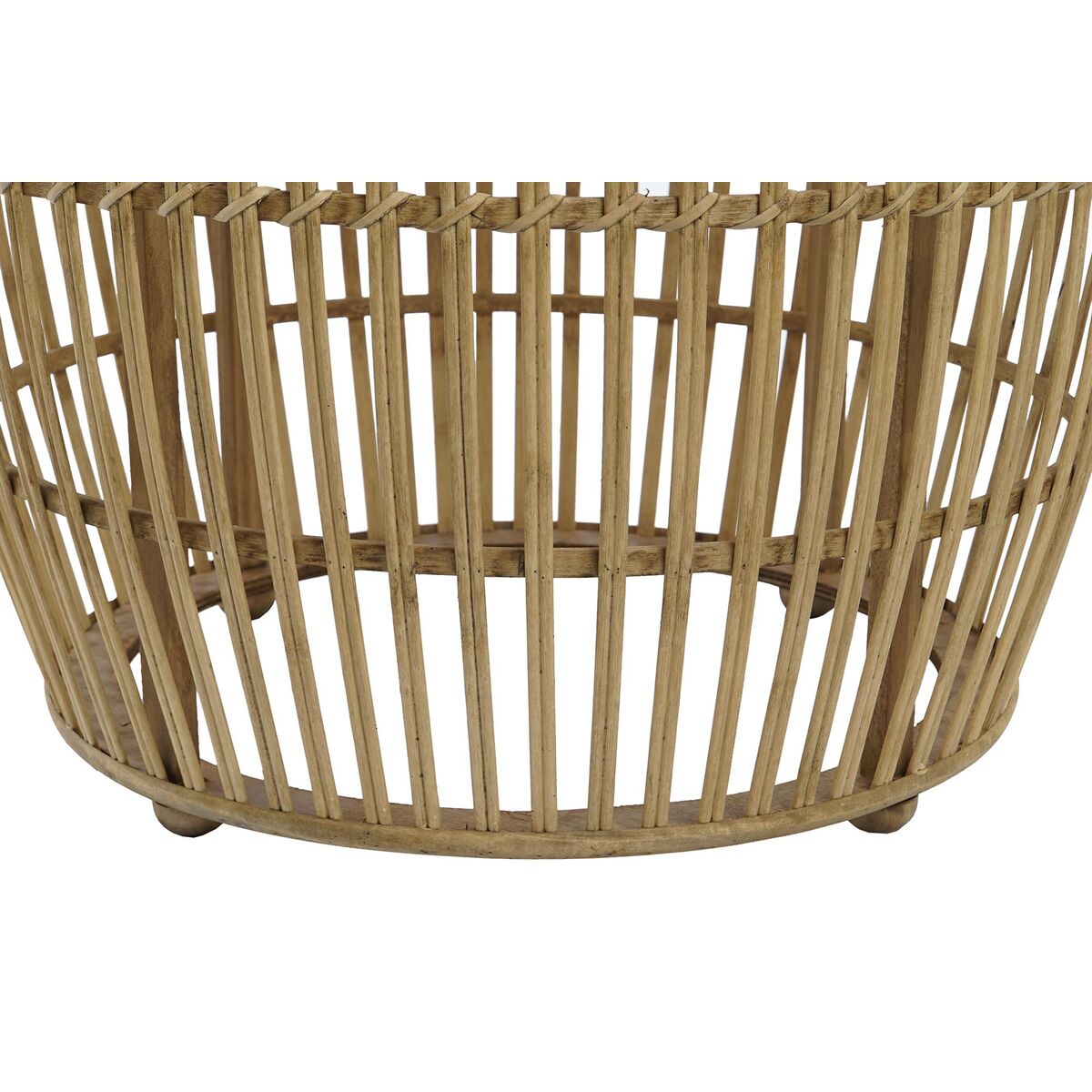 Komplet 2 miz DKD Home Decor Svetlo rjava 70 x 70 x 50 cm